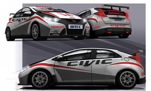 Honda Civic WTCC Race Car for 2012