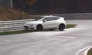Honda CR-Z Crashes During Nurburgring Track Day