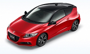Honda CR-Z Gets 4 Two-Tone Paint Combinations in Japan
