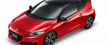 Honda CR-Z Gets 4 Two-Tone Paint Combinations in Japan