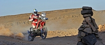 Honda CRF450 Rally Still Leading in Morocco
