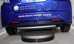 Honda Discloses its Wireless Charging System