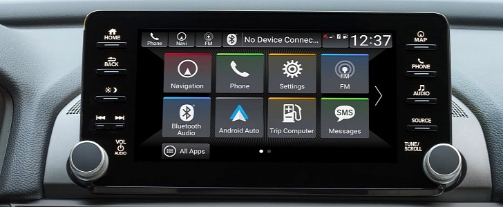 Android Auto on the 2021 Accord