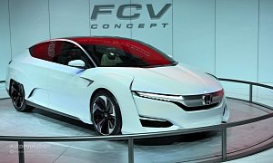 Honda FCV Concept Makes Hydrogen Sexy in Detroit: Production Starts in 2016 <span>· Live Photos</span>