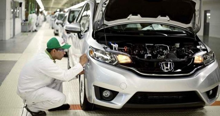 2015 Honda Fit production in Mexico
