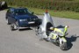Honda Gold Wing Motorcycle Retriever Hauls Cars