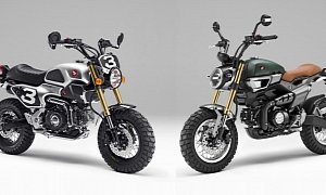 Honda Grom 50 Scrambler Concepts to Be Revealed at Tokyo