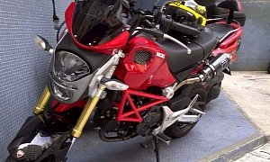 Honda Grom Becomes Ducati Monster