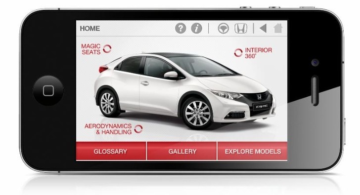 Honda New Civic Smartphone App