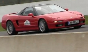 Honda NSX with Magnaflow Exhaust Screams on the Spa Francorchamps