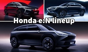 Honda Premieres e:NP2 and e:NS2 Prototypes at Auto Shanghai 2023