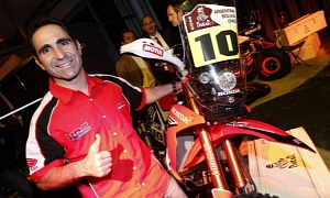 Honda Presents the 2014 Dakar Team in Paris