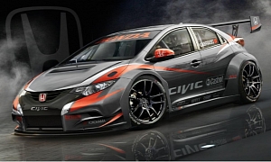 Honda Previews 2014 WTCC Civic Hatch
