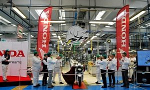 Honda Reaches 1 Million Scooters Made In Italy