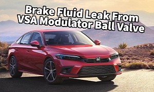 Honda Recalls Civic, Accord, Acura Integra, RDX Over Brake Fluid Leak