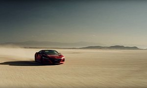 Honda Redraws Famous Geoglyph From Nazca With NSX