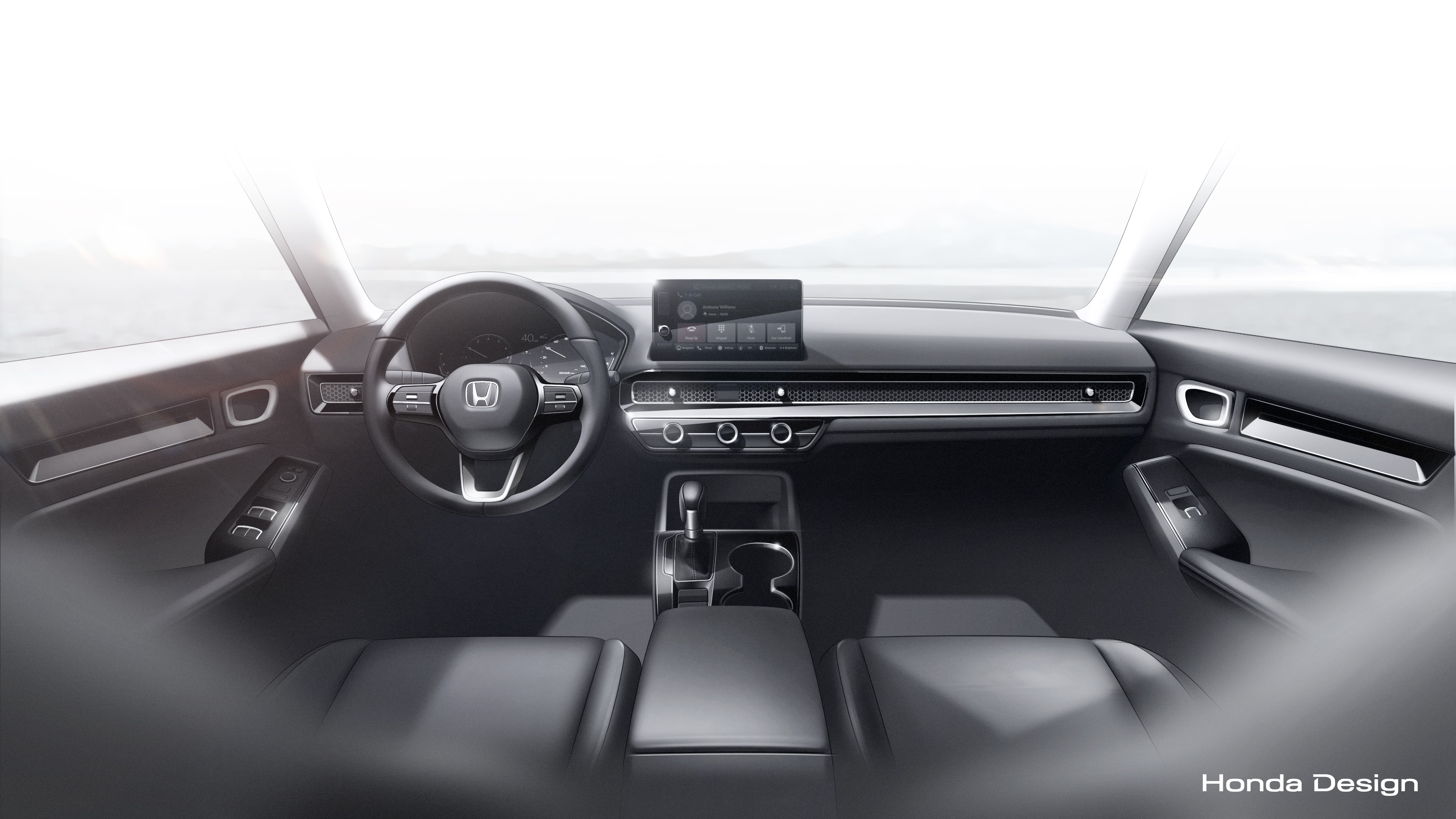 Honda Reveals New Interior Design Philosophy Shares 22 Civic Cabin Sketch Autoevolution