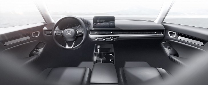 2022 Honda Civic Interior Sketch