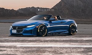 Honda S2000 Reimagined With 2019 Civic Styling