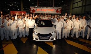Honda UK Announces Start of 2012 Civic Production
