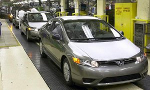 Honda US Back at Full Throttle in August, Civic Output Still Affected