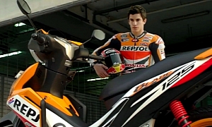 Honda Uses Marc Marquez for Blade 125FI Scooter Commercial