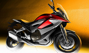 Honda VFR Adventure Bike Concept Final Sketch Revealed