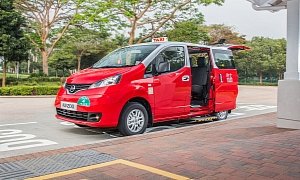Hong Kong Taxi Services to Adopt the LPG-fed Nissan NV200 Mobility Taxi
