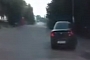 Horn Scares Russian Driver into a Crash