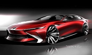 Hot GM Design Ideation Sketch Tentatively Restores Buick's Four-Door (Electra) Glory