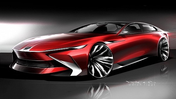 GM Design Buick four-door Ideation Sketch