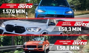 Hot Lap Track Battle with Cayenne Turbo, Lambo Urus, BMW X6 M Sees Close Winner