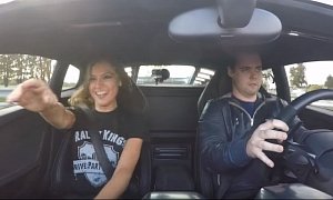 Hot Lindsay Plays the $100 Bill Game in a Lamborghini, She Packs a Surprise