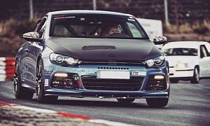 Hot Nurburgring Girl Bianca Drives Her Track-Ready VW Scirocco Like She Stole It