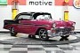 Hot Pink Two-Tone 1956 Chevy Bel Air Proves Pink Is a Manly Color