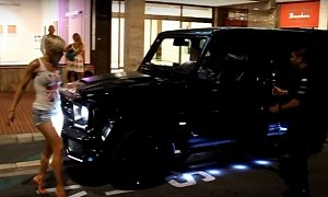Hot Racer Carina Lima Drives an 850 HP Brabus G-Class Like It's a Toy Car