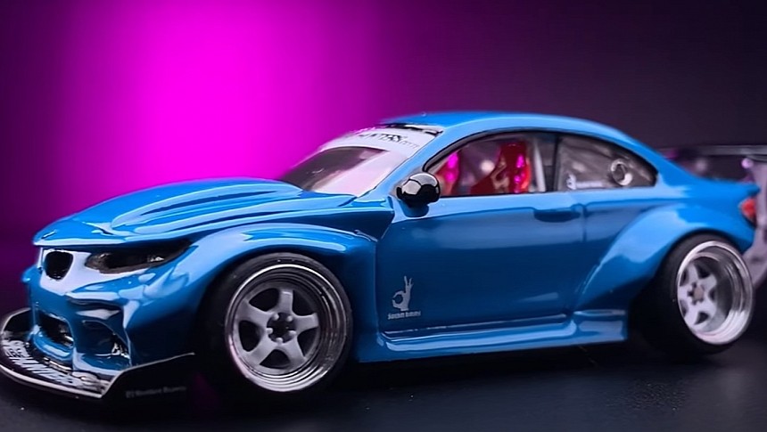 Hot Wheels BMW M2 Turns Into a Tiny Drift Car in 904 Seconds