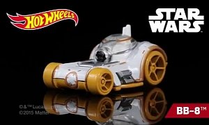 Hot Wheels Reveals Toy Cars Based on BB-8, Luke Skywalker and Kylo Ren