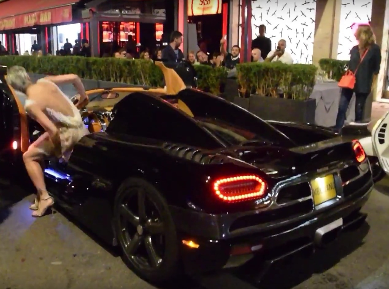 Hot Woman Drives Koenigsegg Agera R Like She Stole It Flies Through