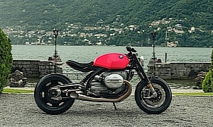 Hotter-Than-Pink BMW R20 Concept Motorcycle Rocks Biggest Big Boxer Engine Yet
