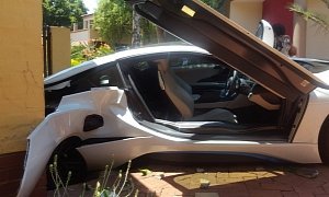 House Sitter Crashes Boss’ New BMW i8 Into Wall While Reversing