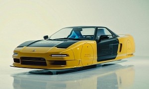 Hovering Acura NSX Doesn't Need Any Roads, at Least It is Not Dripping CGI Oil