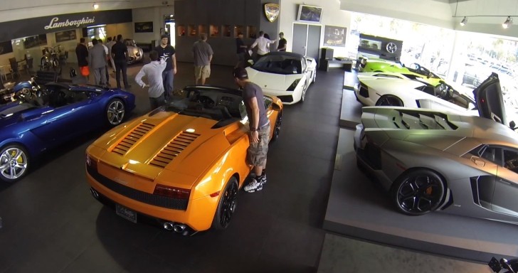 $8.5M worth of Exotics in a showroom