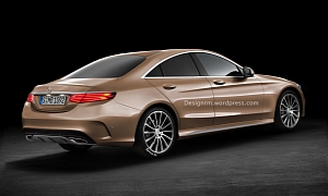 How a 2015 C-Class Four-Door Coupe Might Look