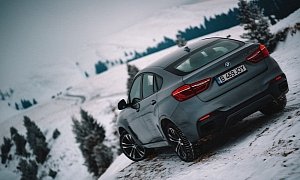 How a Drone and a BMW X6 M50d Discovered The Beauty of Frozen Romania
