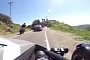 How About Crashing a Bike and an Ariel Atom into a Car Stopped in a Blind Turn?