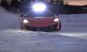 How Bruno Senna Is Teaching McLaren Owners to Drift a 570S at the Arctic Circle