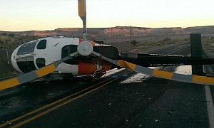 How Do You Manage to Crash Your Car into a Helicopter? One Word: Alcohol