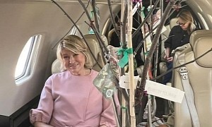 How Does Martha Stewart Fly? In a Private Jet, Surrounded by Oklahoma State Trees