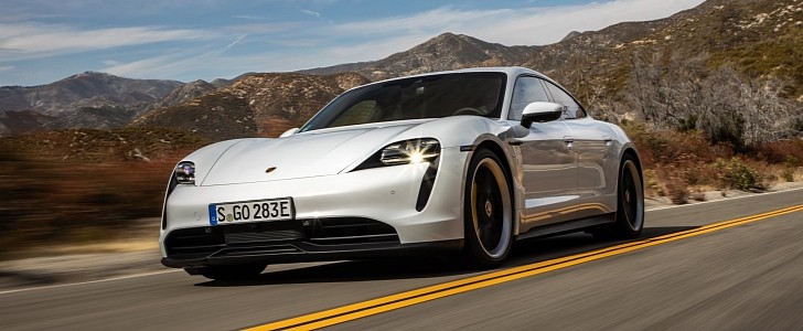 Porsche Taycan is one of the better performers in terms of high speed EV range